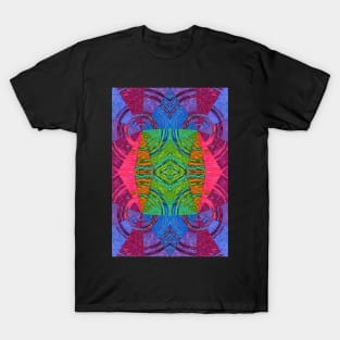 Psychedelic Abstract colourful work 102 T-Shirt